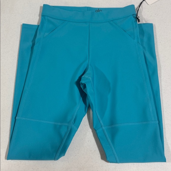ALO Yoga 4-pocket Utility Legging High Waisted Aqua Blue Women’s Leggings XS - Picture 11 of 14
